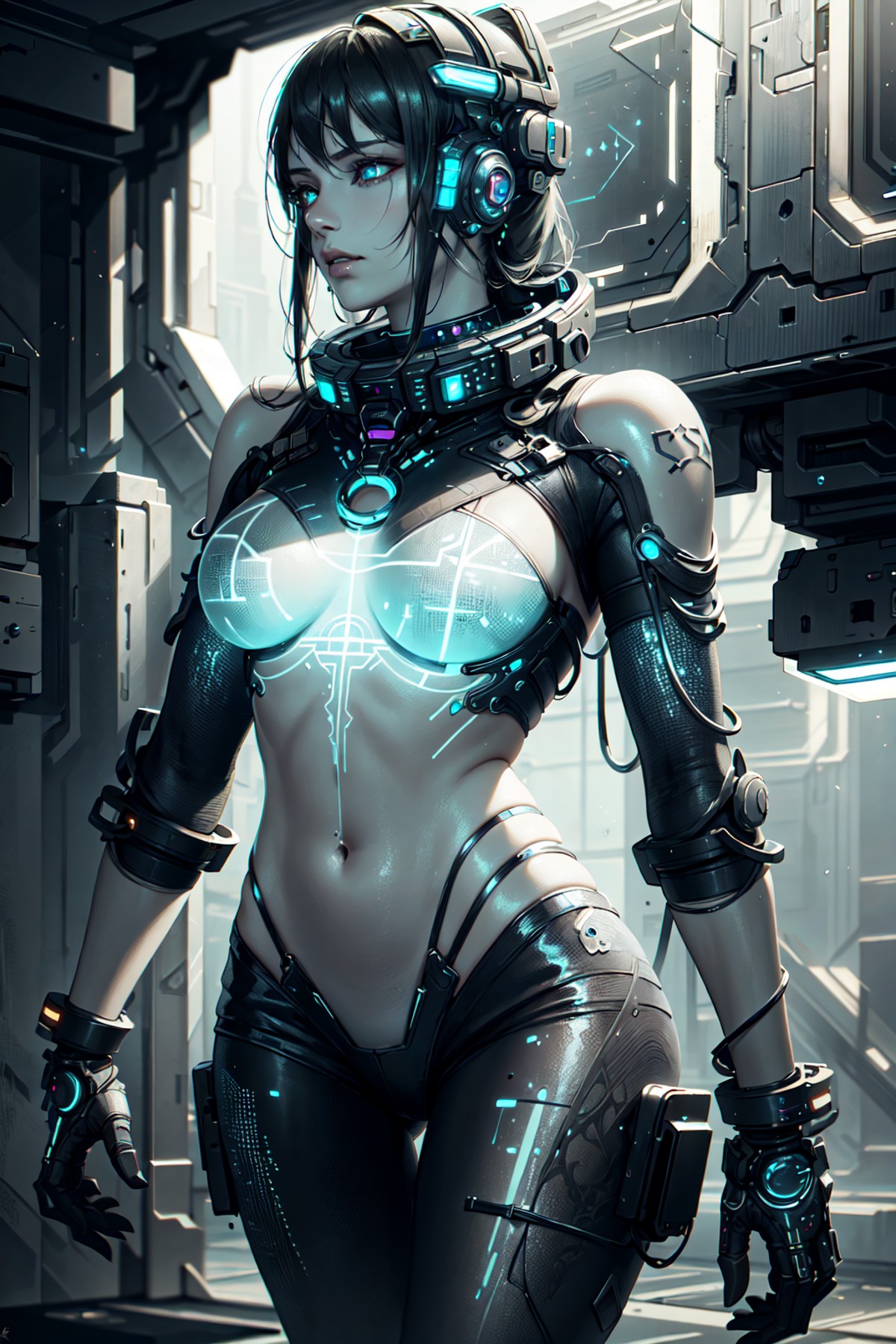 unparalleled masterpiece, ultra realistic 8k CG, perfect artwork, intricate details, cyberpunk, 1girl, wearing Collectable...